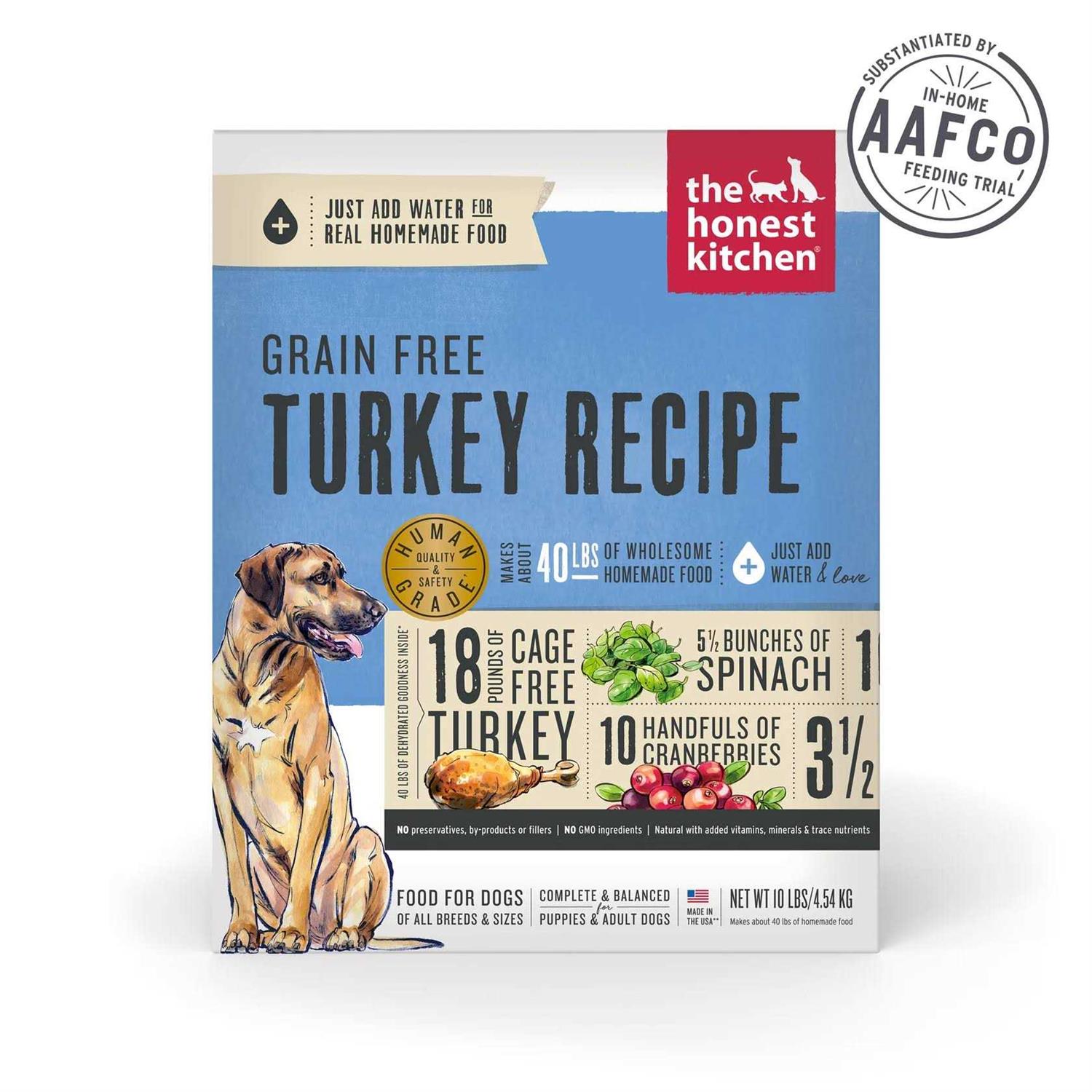 The Honest Kitchen Dehydrated Grain Free Turkey Dog Food - Pet Supplies online store