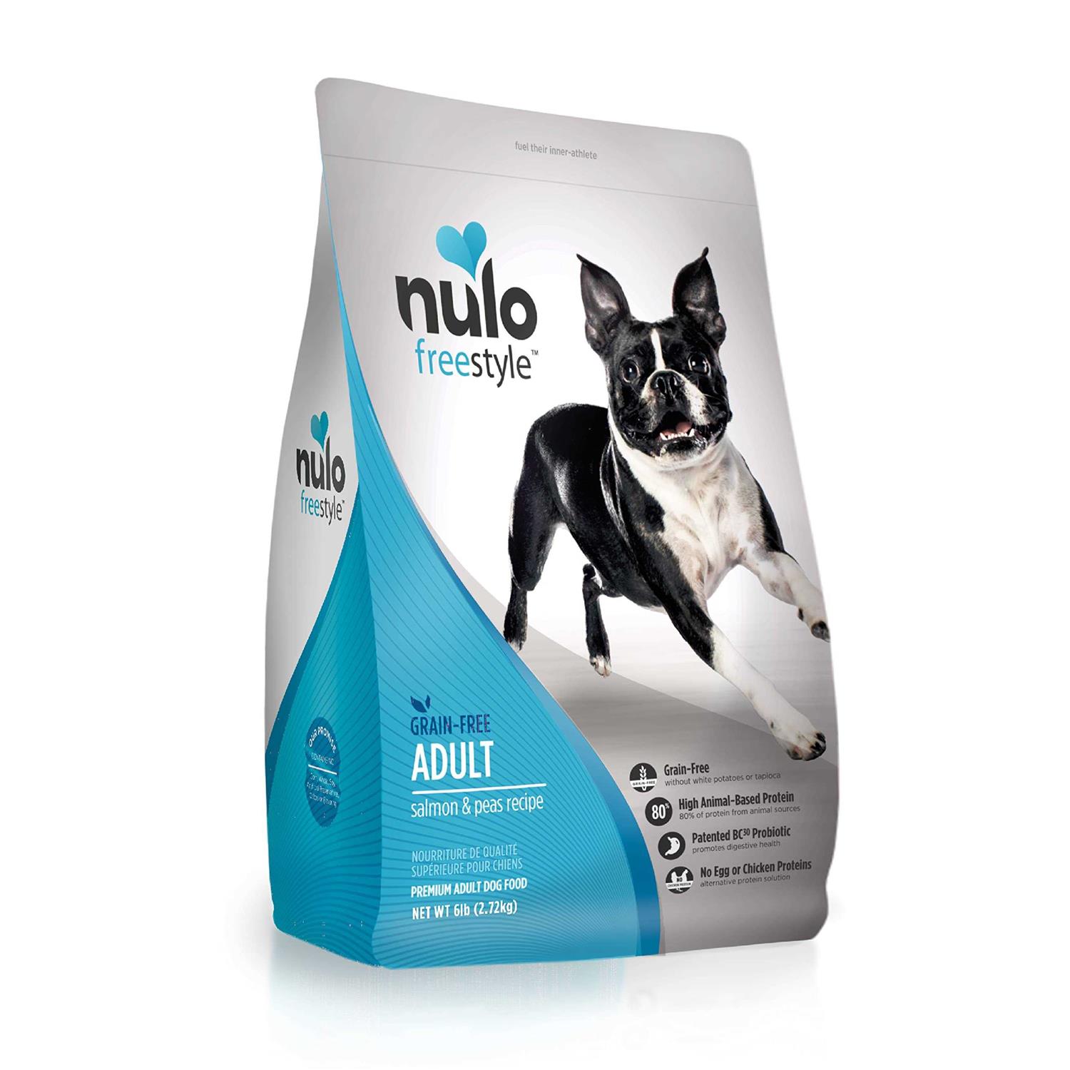 Nulo Freestyle Adult Salmon & Peas Grain-Free Dry Dog Food - Pet Supplies online store