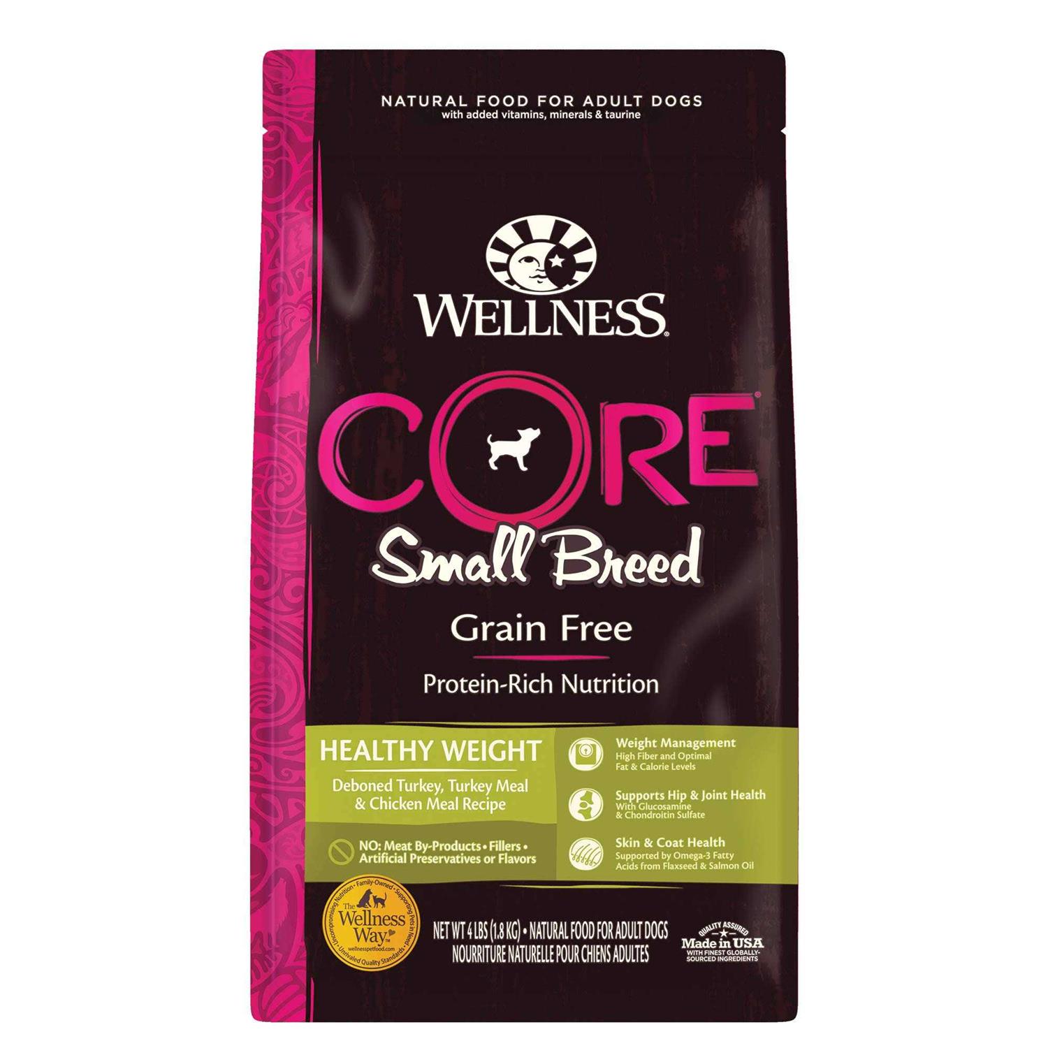 Wellness CORE Natural Grain Free Dry Dog Food Small Breed Healthy Weight - Pet Supplies online store