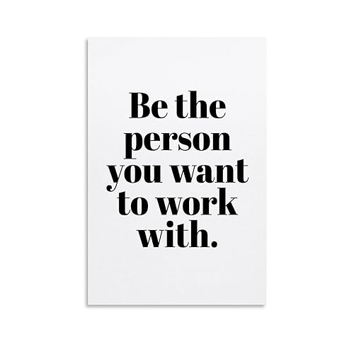 Office Decor for Women Desk Cubicle Decor Office Wall Art Motivational Poster Decorative Painting Canvas Wall Posters And Art Picture Print Modern Family Bedroom Decor Posters 16x24inch(40x60cm)