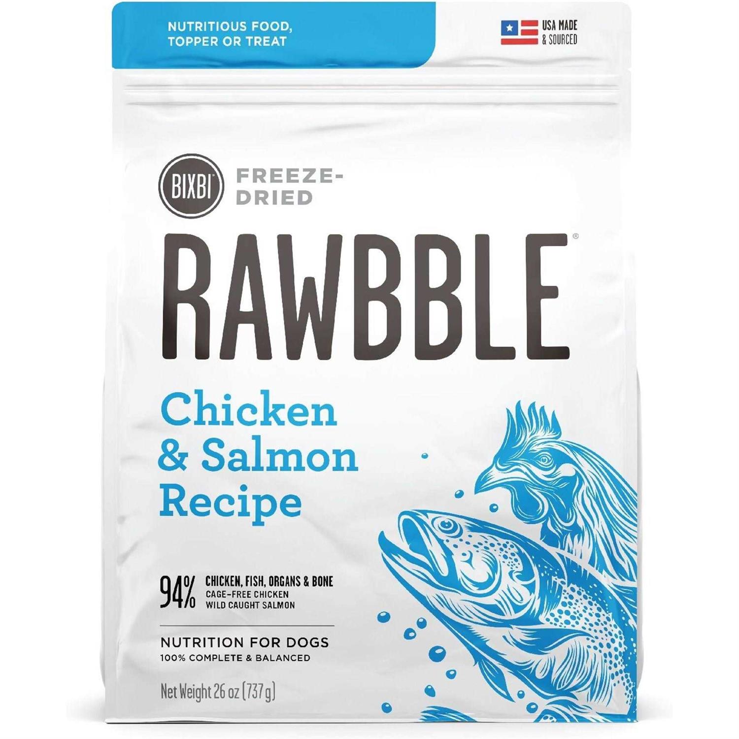 Bixbi Rawbble Chicken Freeze-Dried Dog Food - Pet Supplies online store
