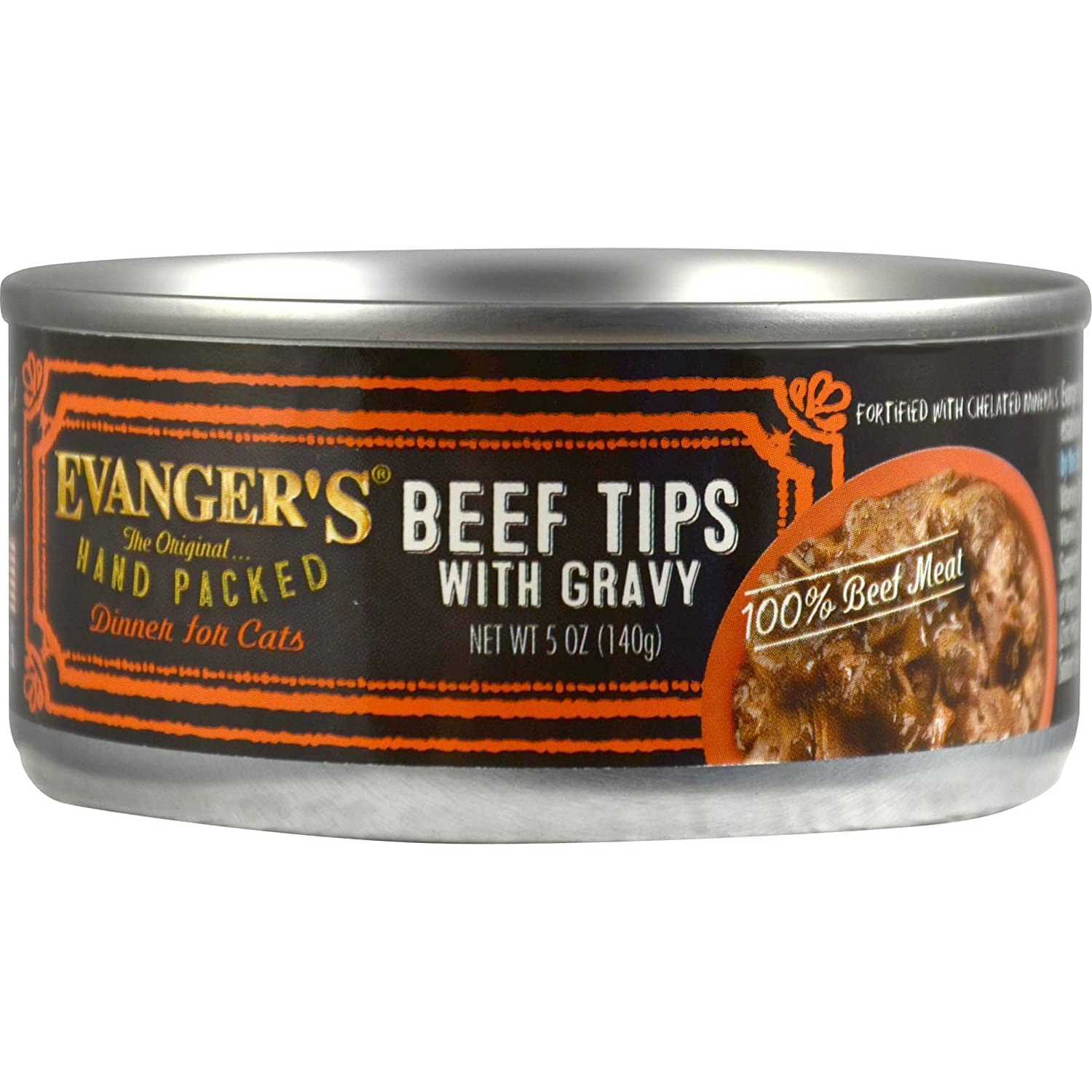 Evangers Beef Tips with Gravy Canned Cat Food - Pet Supplies online store