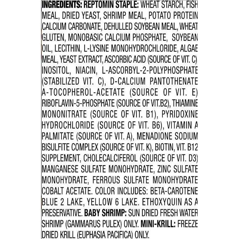 Tetra ReptoMin Select-A-Food - Pet Supplies online store