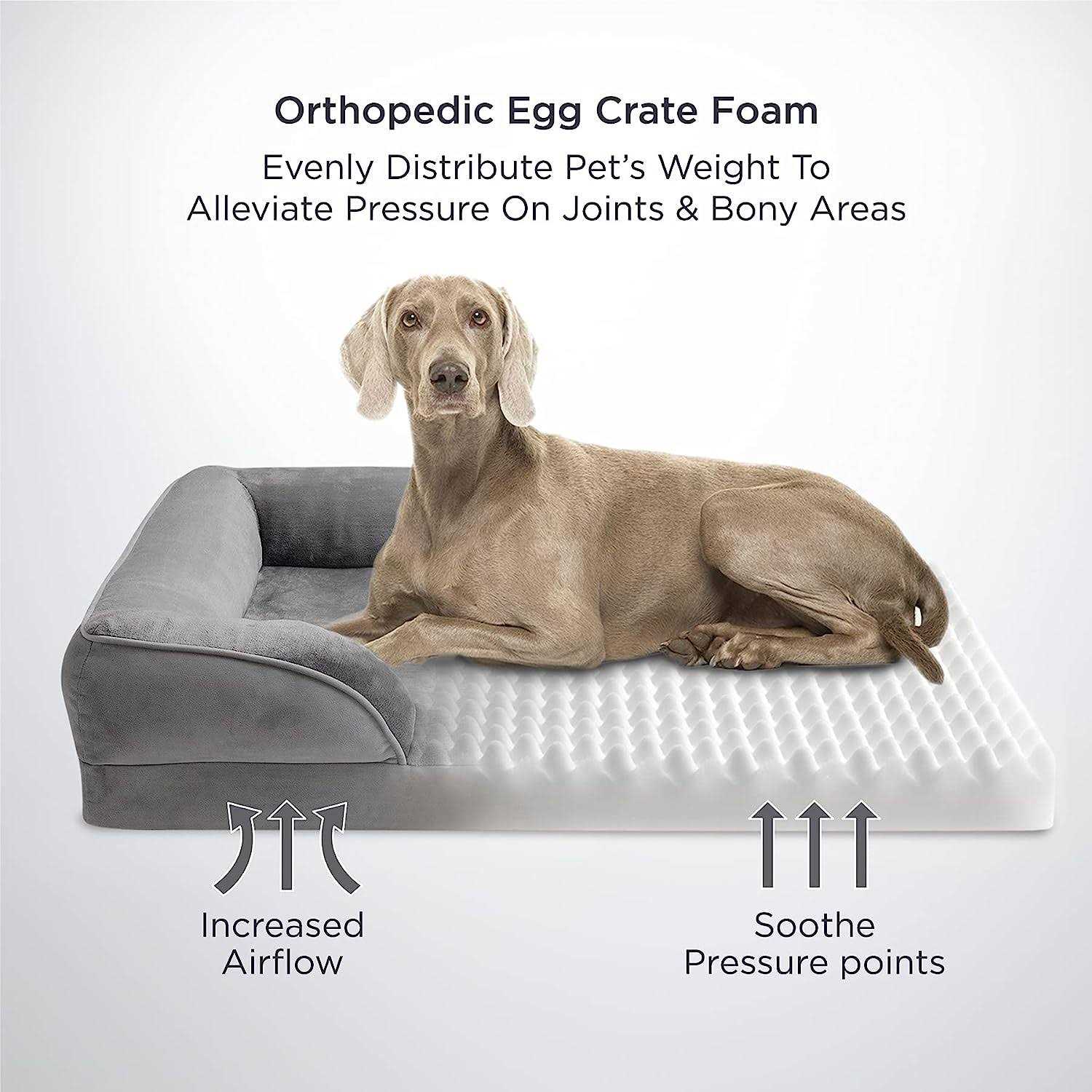 Bedsure Orthopedic Dog Bed Dogs Dog Bed Sofa Washable - Pet Supplies online store