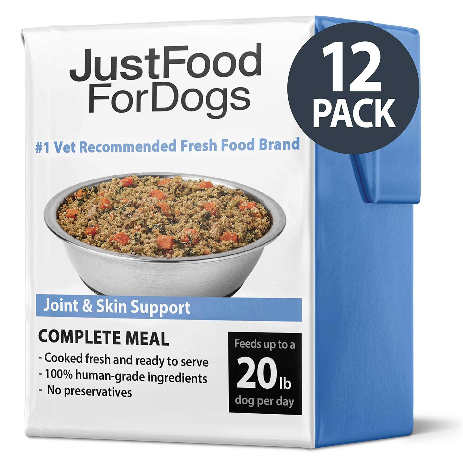JustFoodForDogs Pantry Fresh Dog Food and Puppy Food Joint & Skin Support - Pet Supplies online store