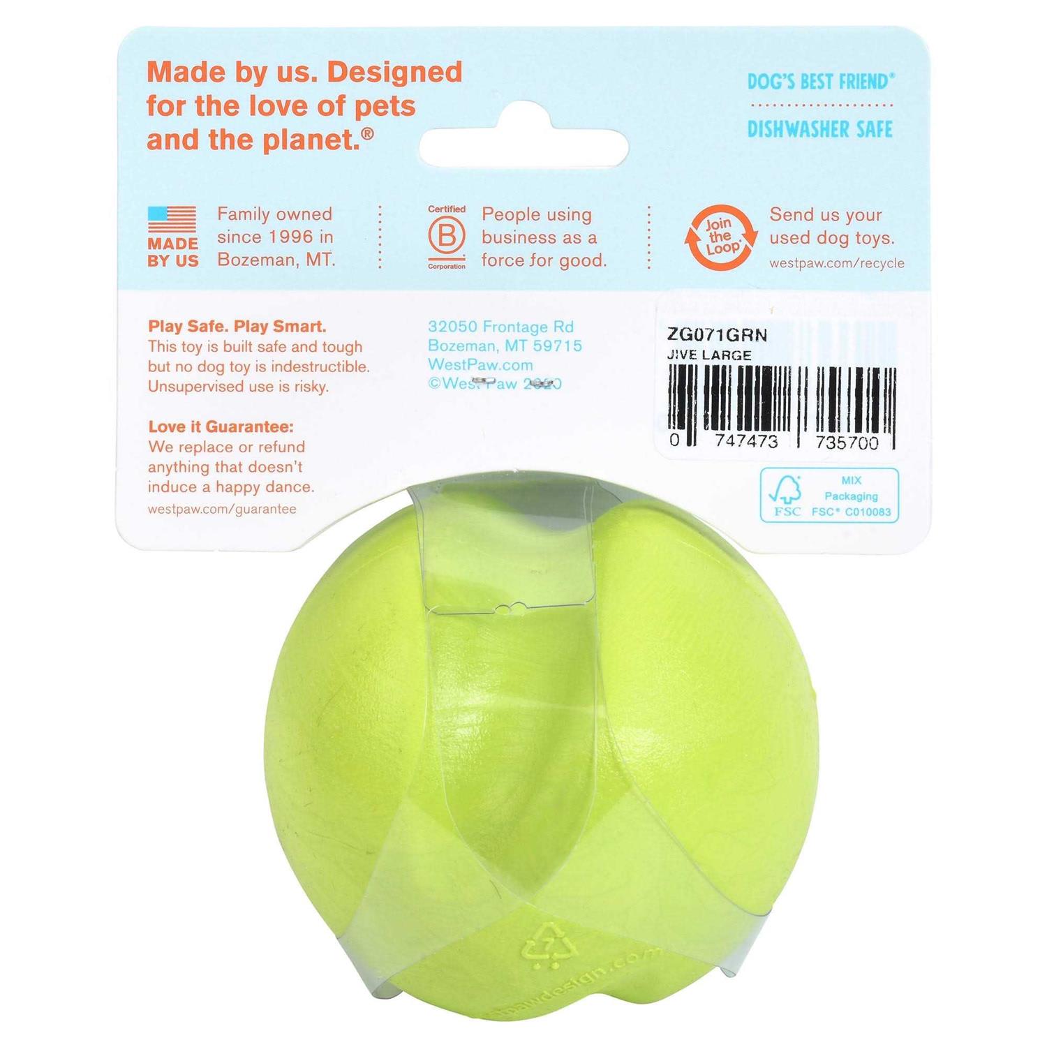 West Paw Jive Dog Toy - Pet Supplies online store