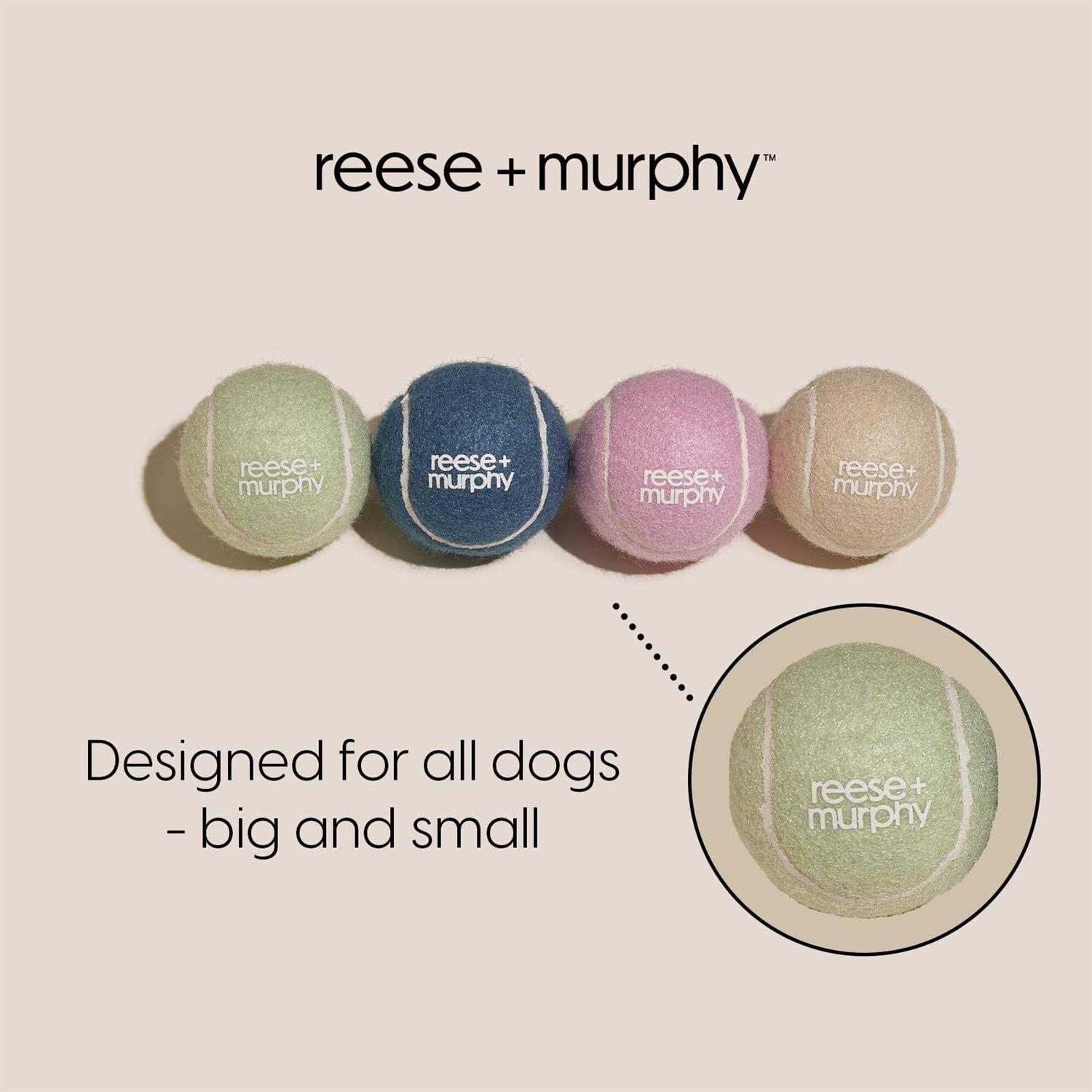 Reese+Murphy Dog Balls Tennis Balls for Dogs & Dog Balls for Large Dogs - Pet Supplies online store