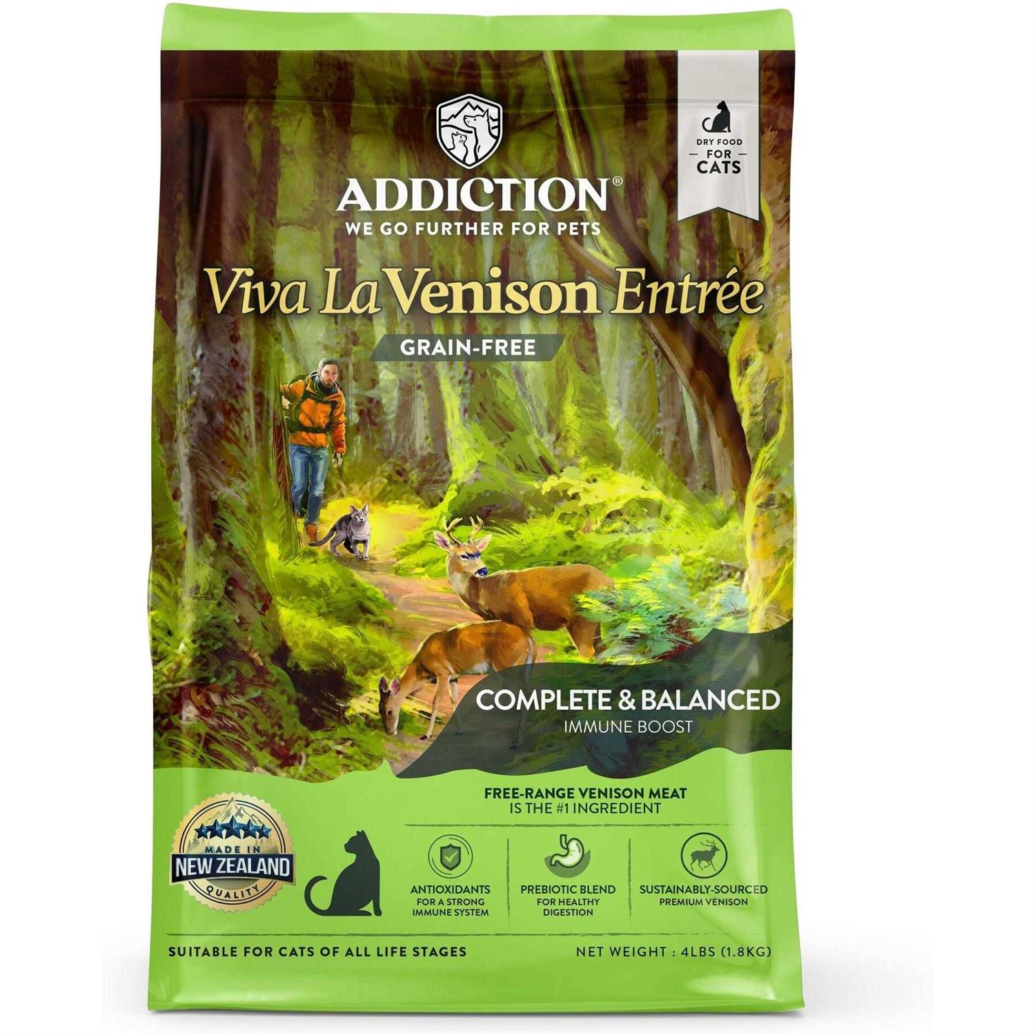 Addiction Viva La Venison Dry Cat Food - Pet Supplies online store