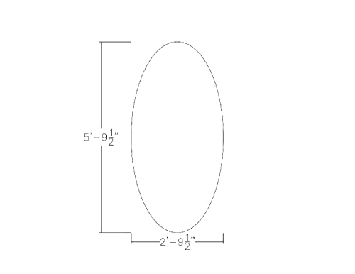 Small 3X6 Oval Meeting Table with Power and Data | 4 Person Conference Table with Trestle Base | Harmony Series | Blonde Sufside Ash