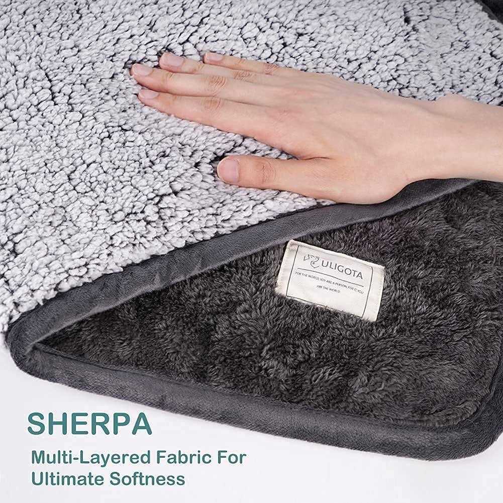 Waterproof Dog Blanket Soft Fluffy Plush Pet Blanket with Liquid Pee Proof Reversible Sherpa Couch Bed Cover Protector Throw Blanket for cats & Dogs - Pet Supplies online store