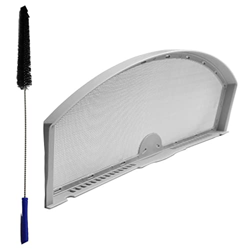 WE03X23881 Dryer Lint Filter Screen Replacement with Dryer Vent Cleaner Brush Compatible with G-E Dryer GTD45EASJ2WS GTD84GCSN0WS Replaces AP6031713 PS11763056 EAP11763056