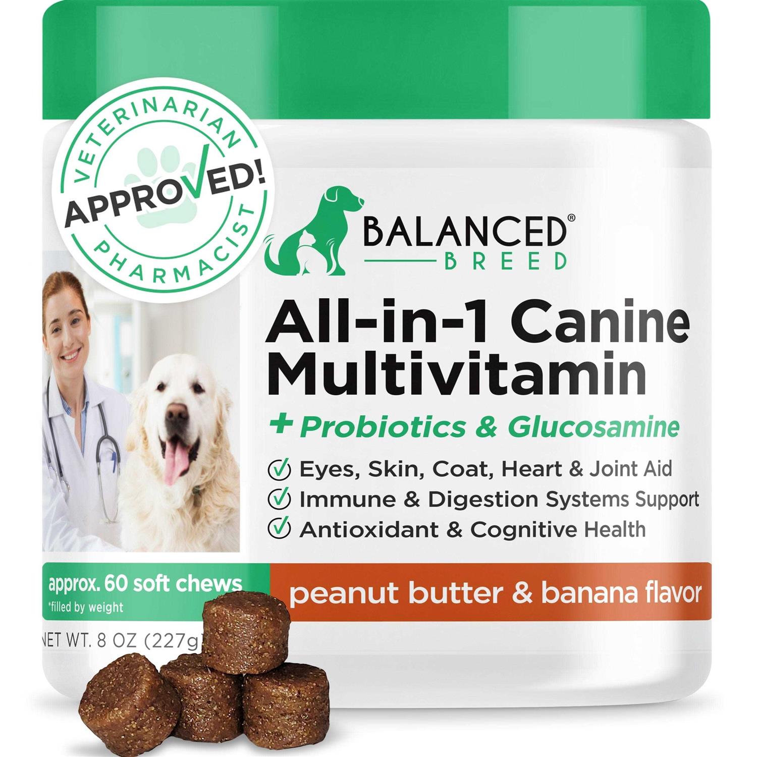 Balanced Breed All-in-1 Canine Supplement & Multivitamin - Pet Supplies online store
