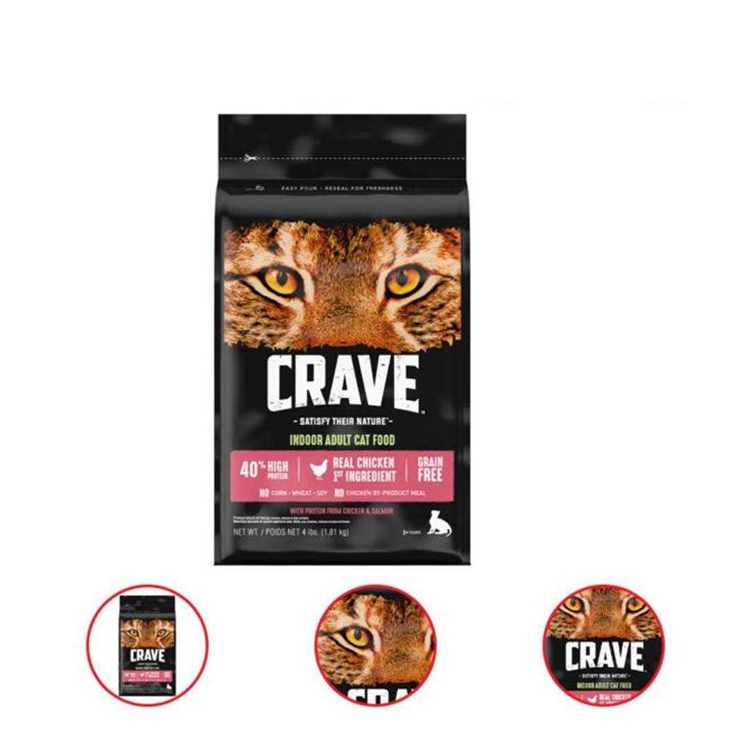 Crave Chicken Adult Protein Grain Free Dry Cat Food - Pet Supplies online store
