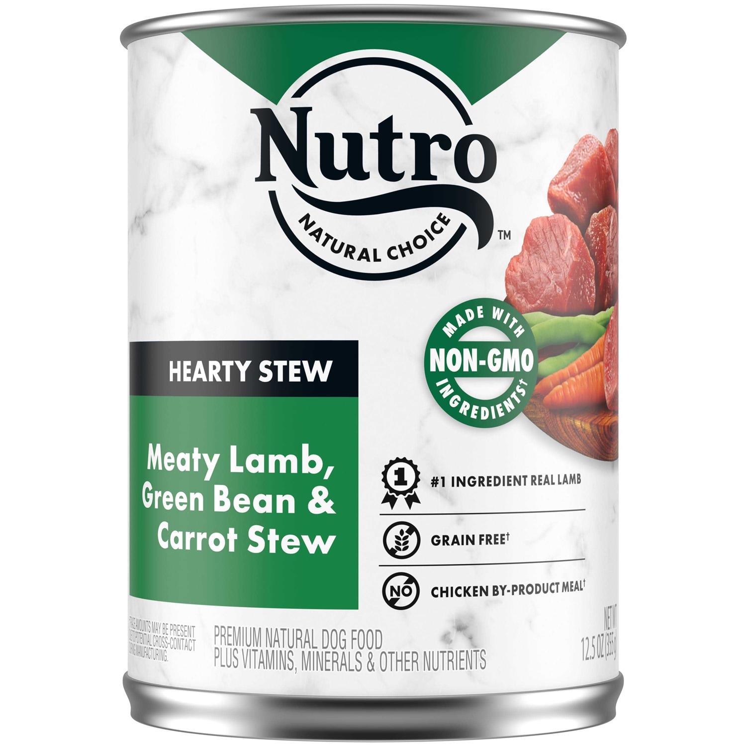 Nutro HEARTY Stew Adult Natural Wet Dog Food Cuts in Gravy Chunky Beef - Pet Supplies online store
