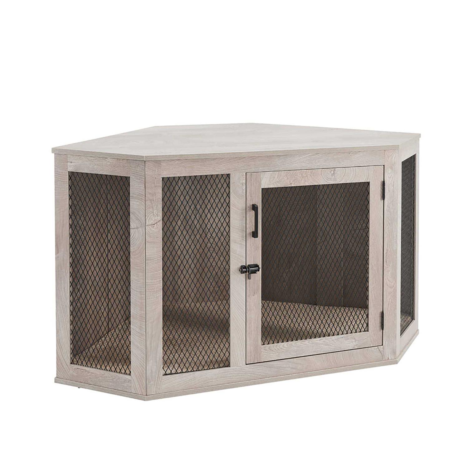 Unipaws Furniture Style Corner Dog Crate - Pet Supplies online store