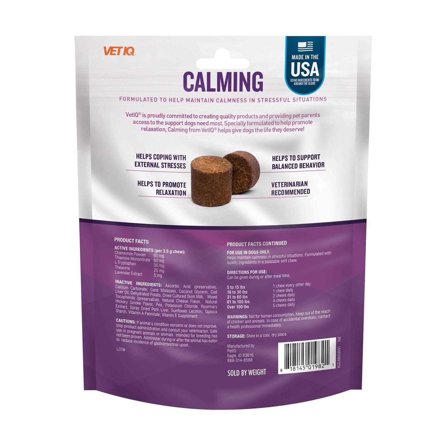 VetIQ Calming Soft Chews - Pet Supplies online store