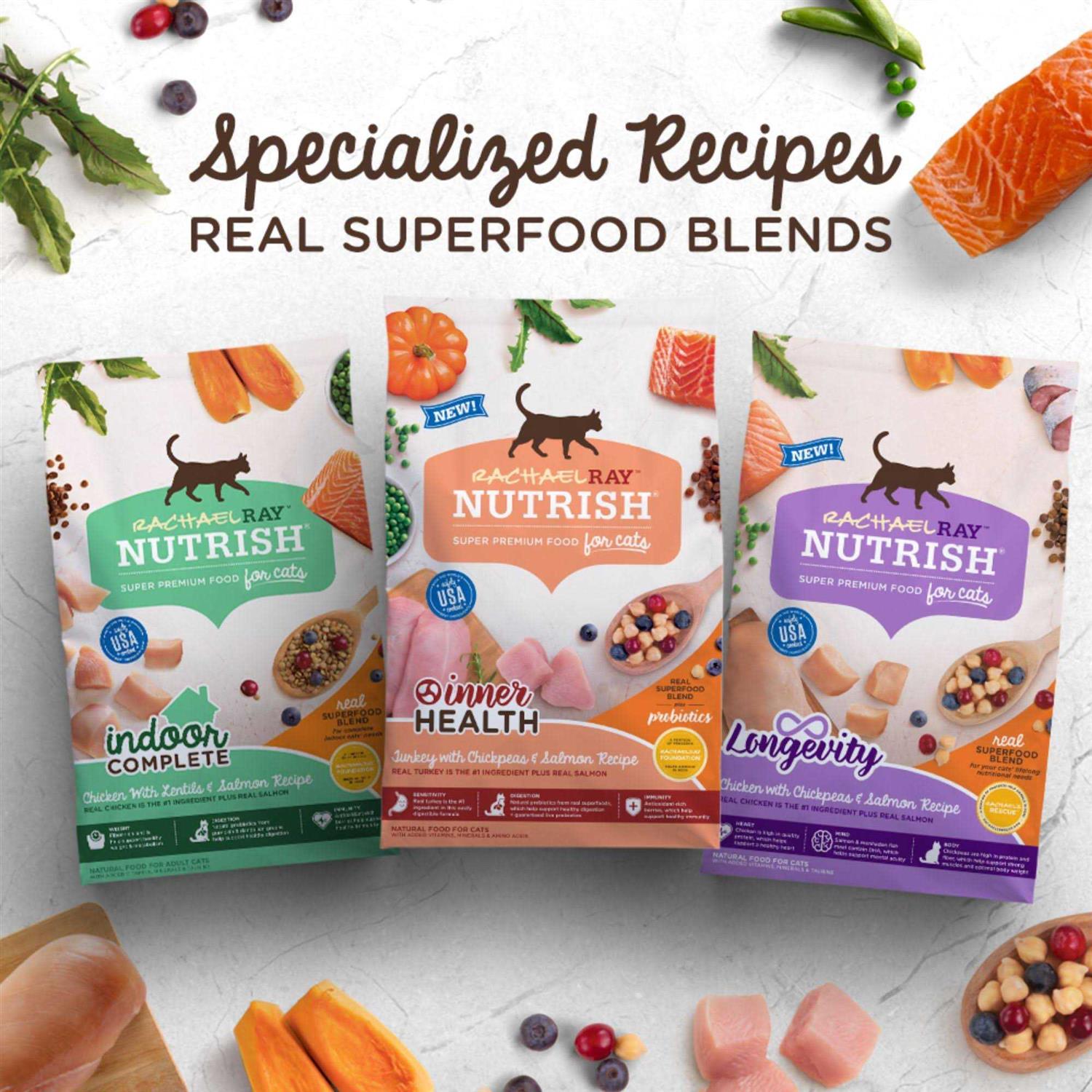 Rachael Ray Nutrish Inner Health Dry Cat Food Turkey - Pet Supplies online store