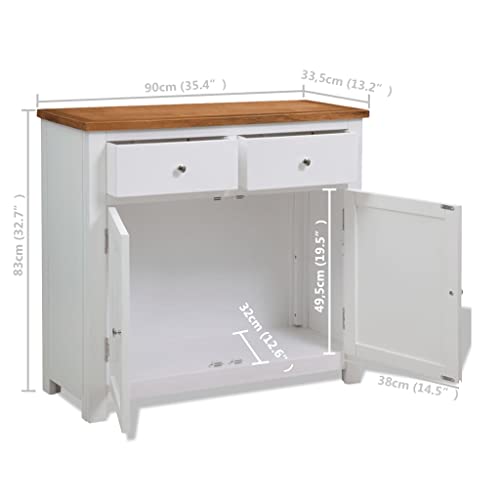 Sideboard,Buffet Cabinet,Kitchen Storage Cabinet,Storage Unit Organizer,Bathroom Floor Side Closet,Accent Cabinet,Cupboard Console Table,2 Drawers and 1 Cabinet, 35.4