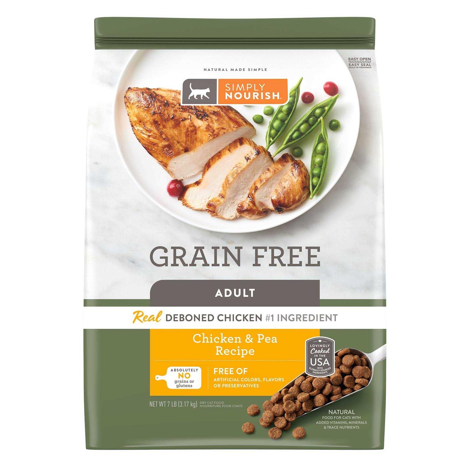 Simply Nourish Original Cat Dry Food Chicken and Pea - Pet Supplies online store