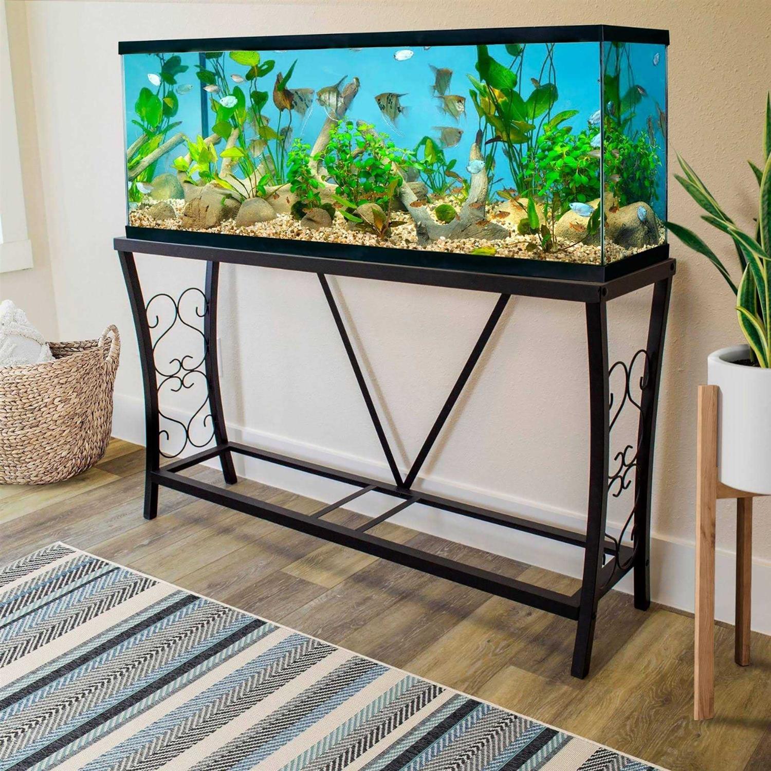 Aquatic Fundamentals Scroll Aquarium Stand - Pet Supplies online store