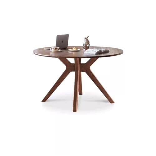 ENGENDER Kitchen Tables Solid Wood Dining Table Round Table Dining Table Small Apartment Family Party Table Living Room Table Dining Table
