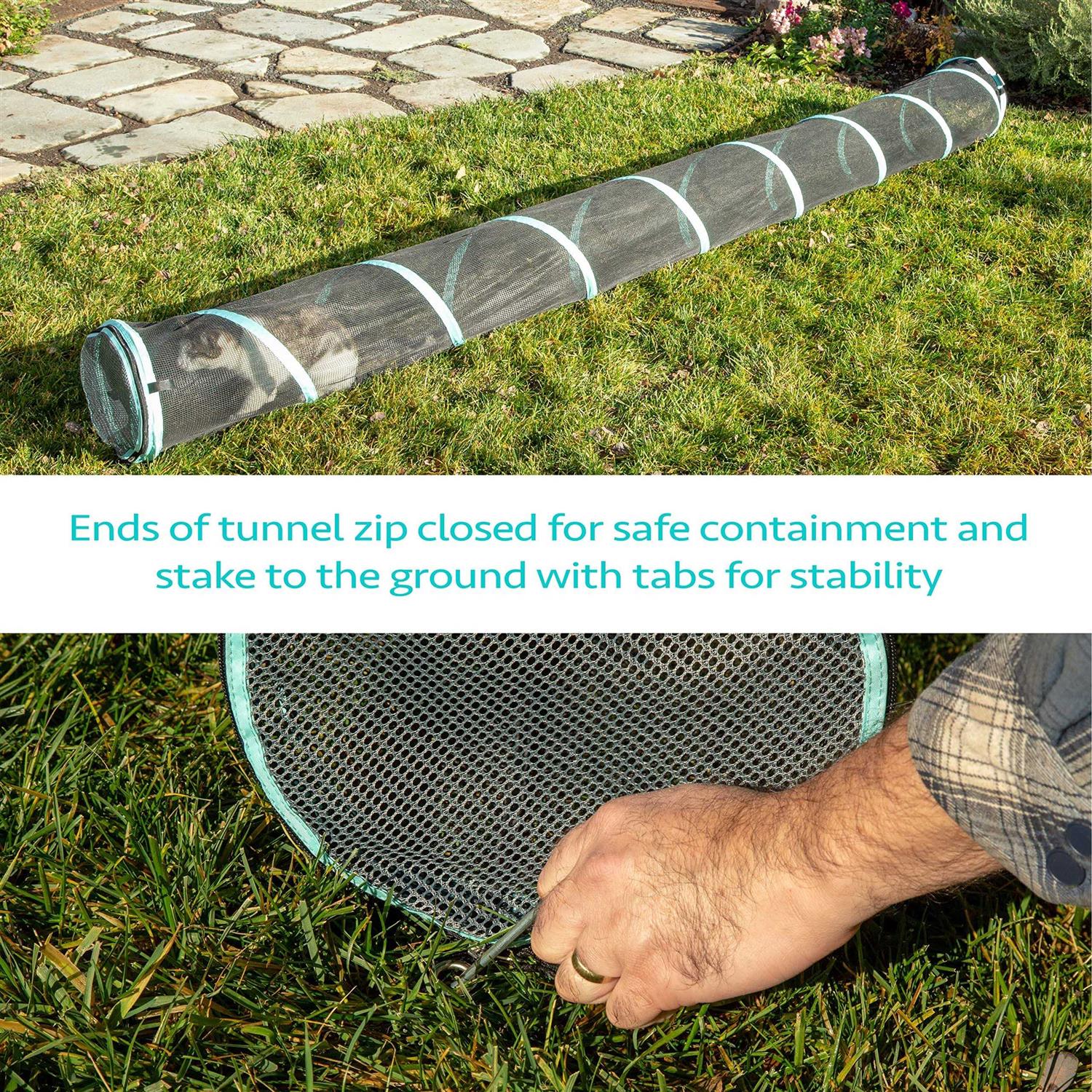 Kitty City Outdoor Catio Mega Kit for Cats, Replacement Parts, and 10' Tunnels - Pet Supplies online store