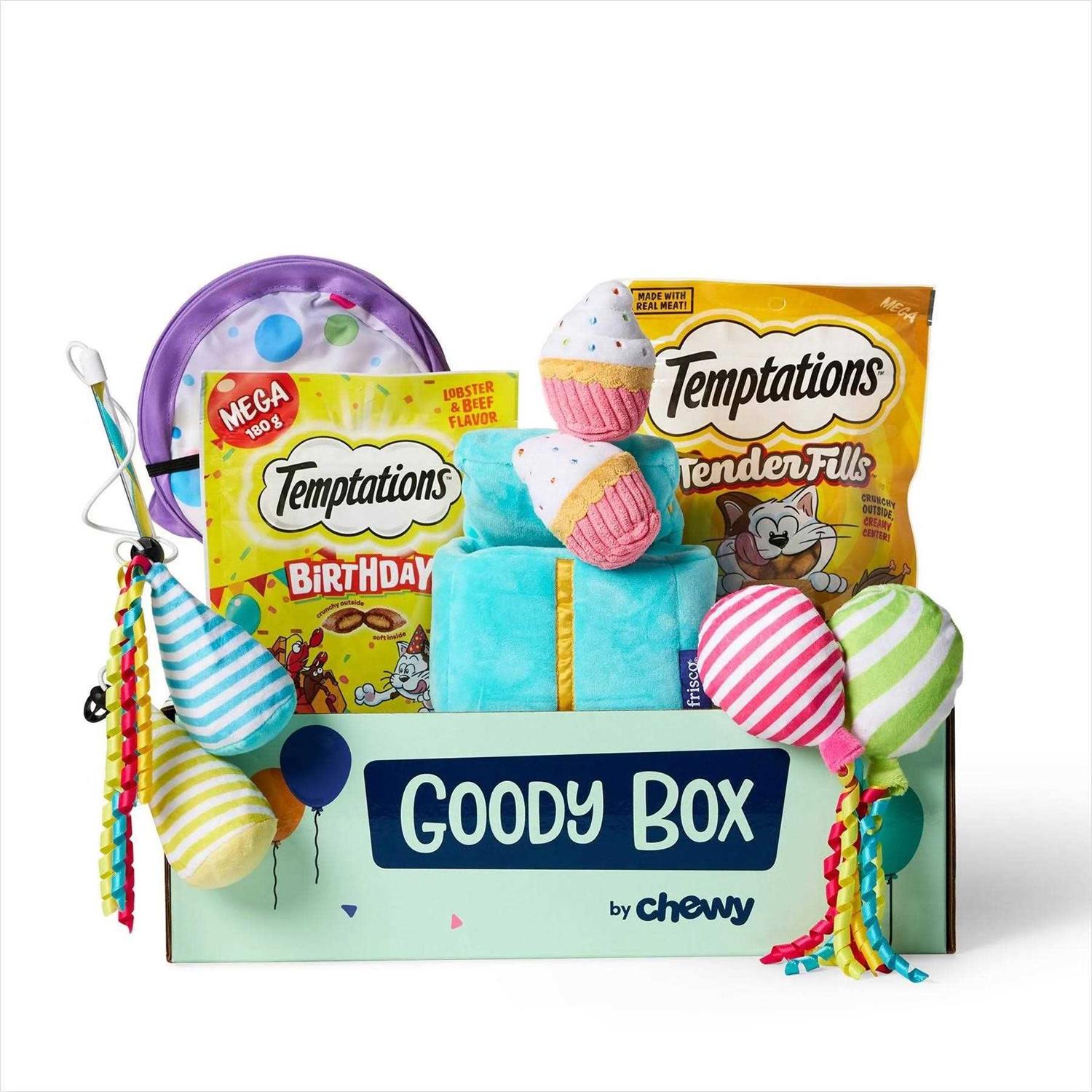 Goody Box Birthday Cat Toys - Pet Supplies online store