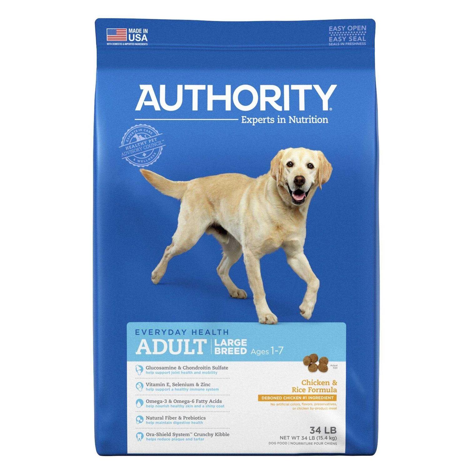 Authority Everyday Health Large Breed Adult Dry Dog Food - Pet Supplies online store