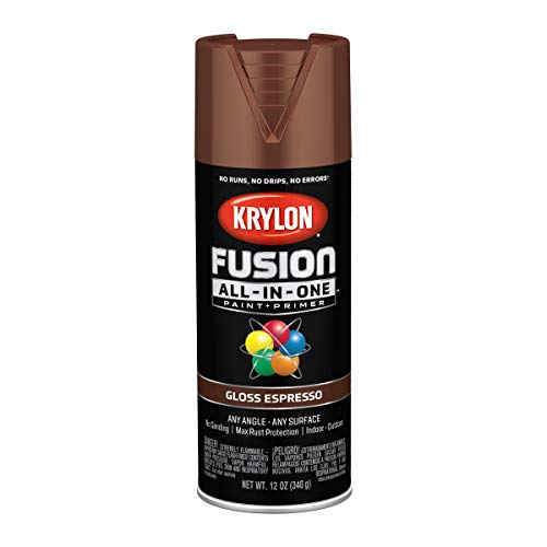12 oz Krylon K02773007 Silver Fusion All-In-One Paint & Primer Spray Paint, Metallic