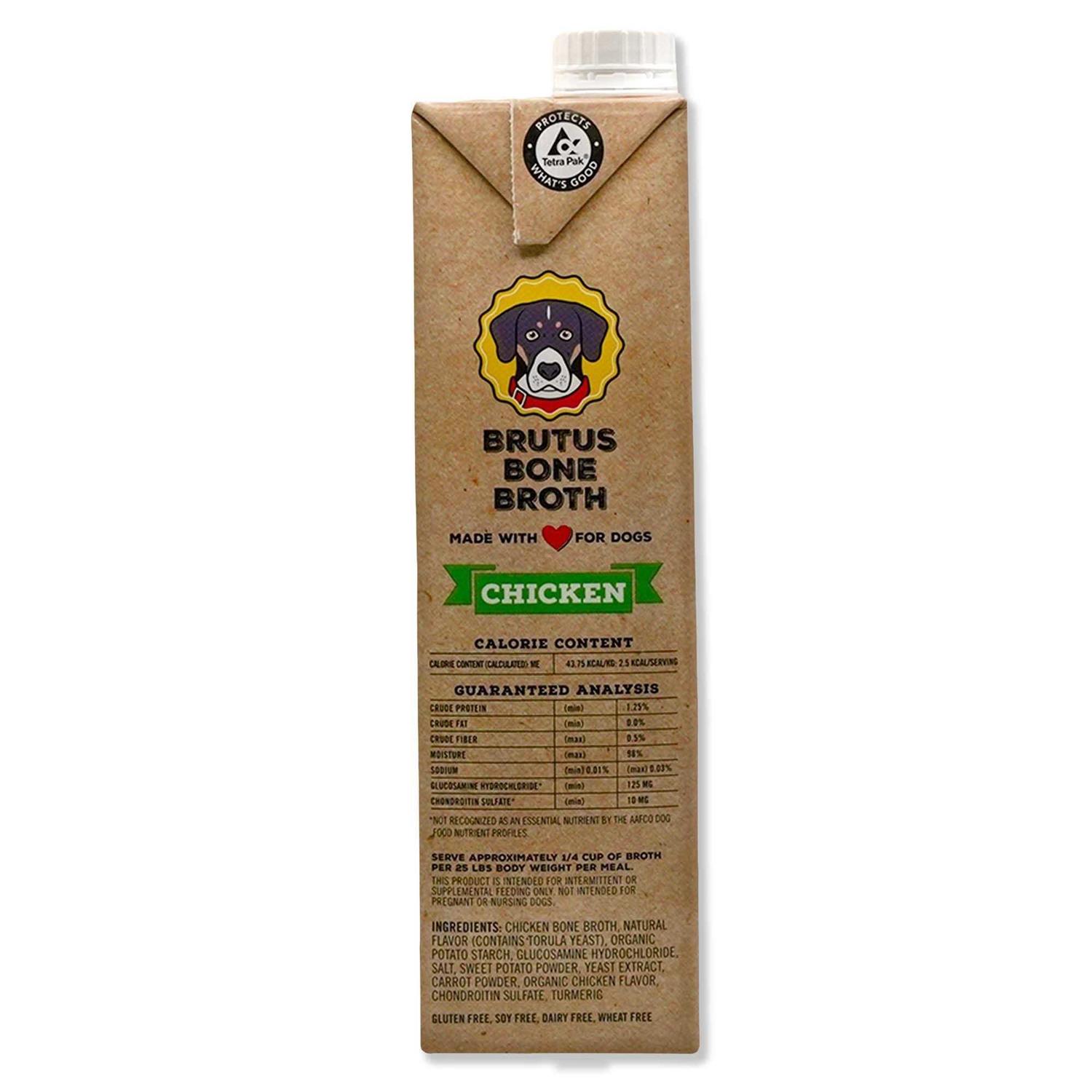 Brutus Broth Broth Bone Chicken Dogs - Pet Supplies online store