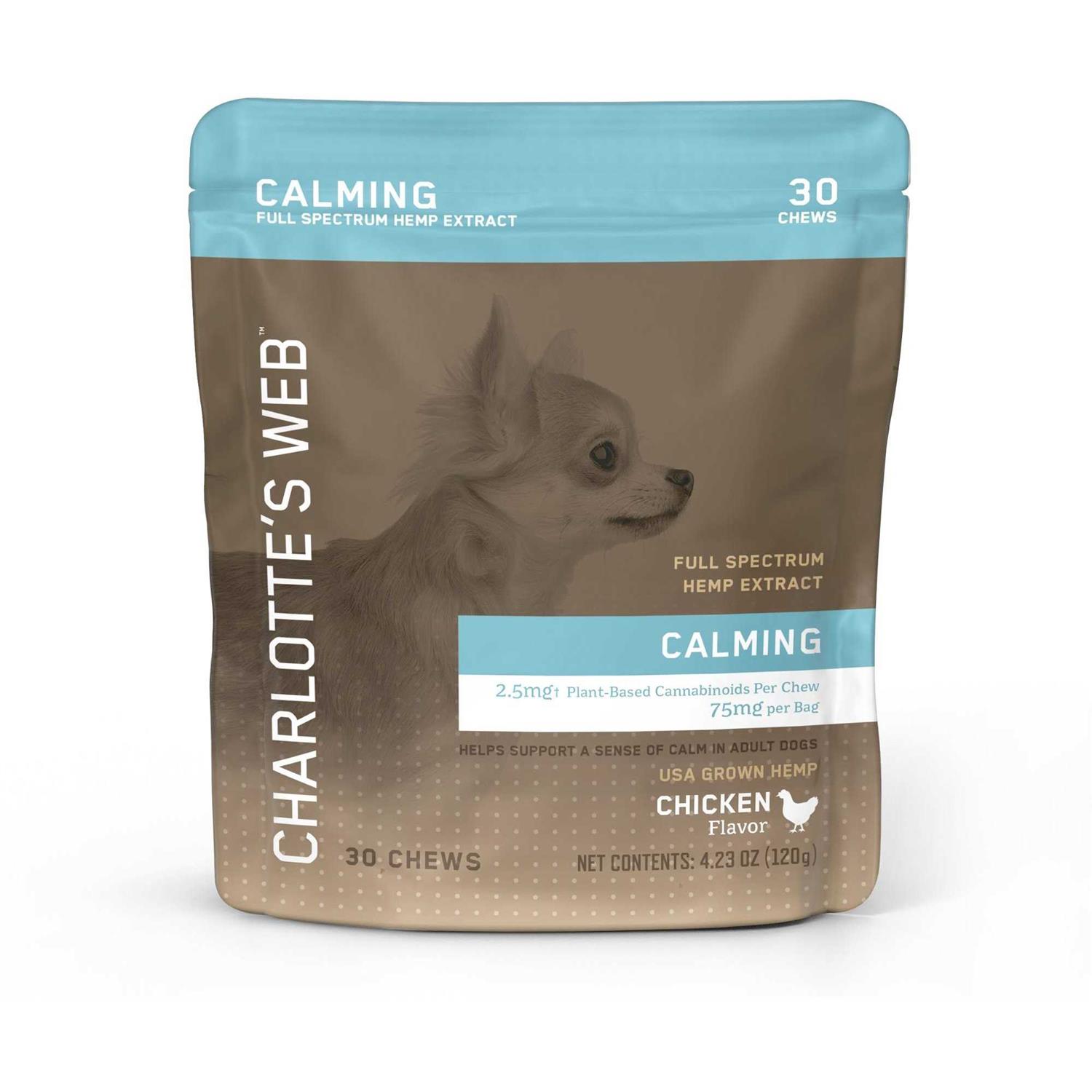 Charlotte's Web Calming Chews for Dogs - Pet Supplies online store