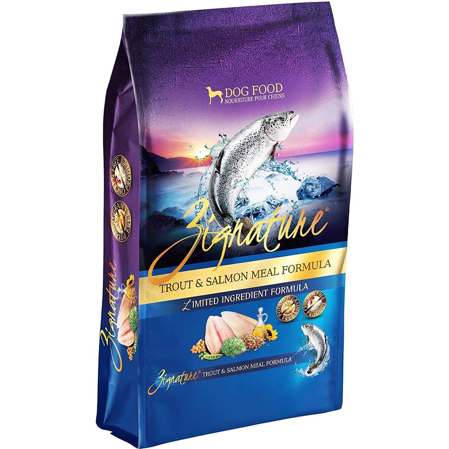 Zignature Dry Dog Food Trout Salmon Formula - Pet Supplies online store