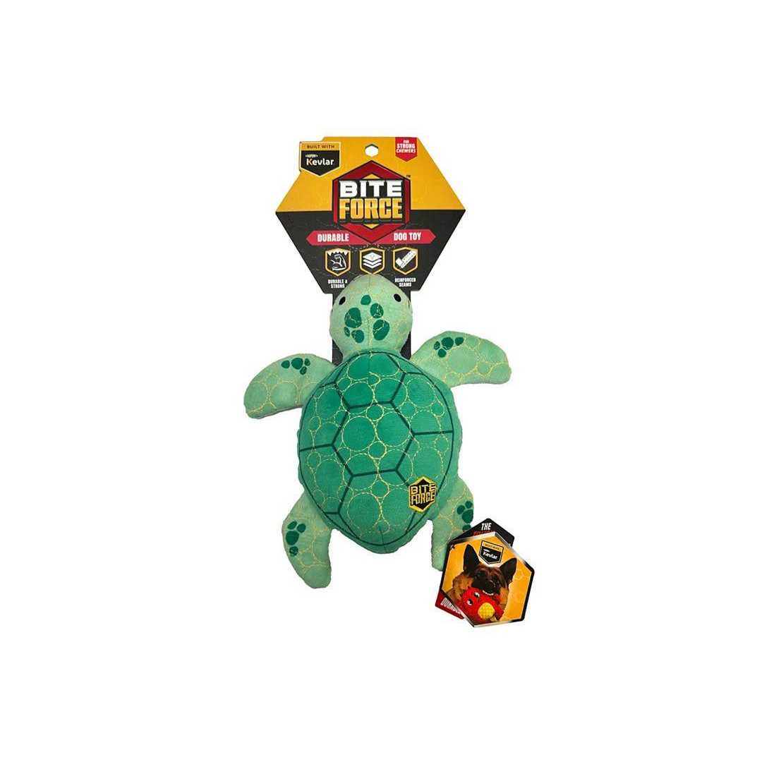 Bite Force Durable Plush Turtle Dog Toy - Pet Supplies online store