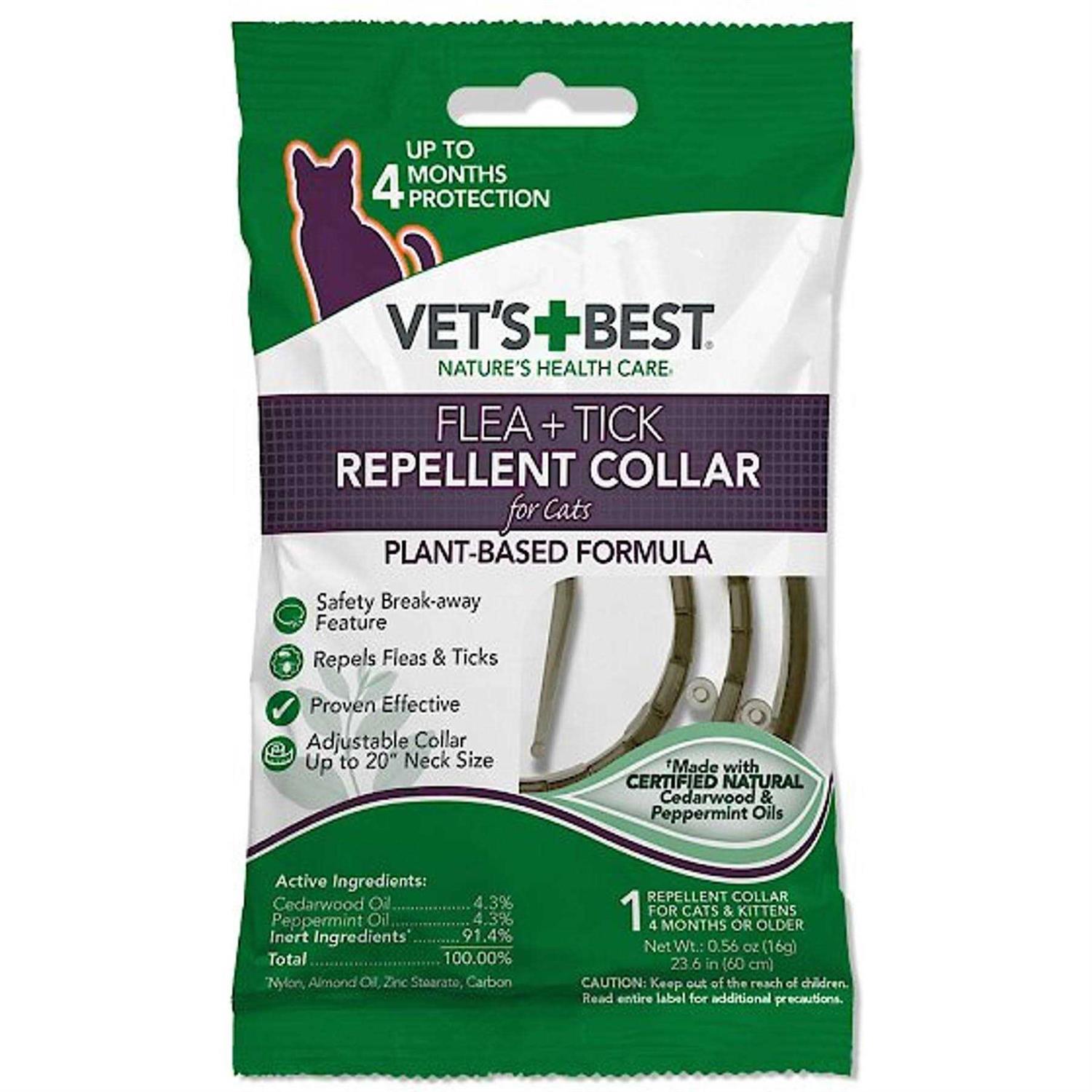 Vet's Best Flea & Tick Repellent Collar for Cats - Pet Supplies online store