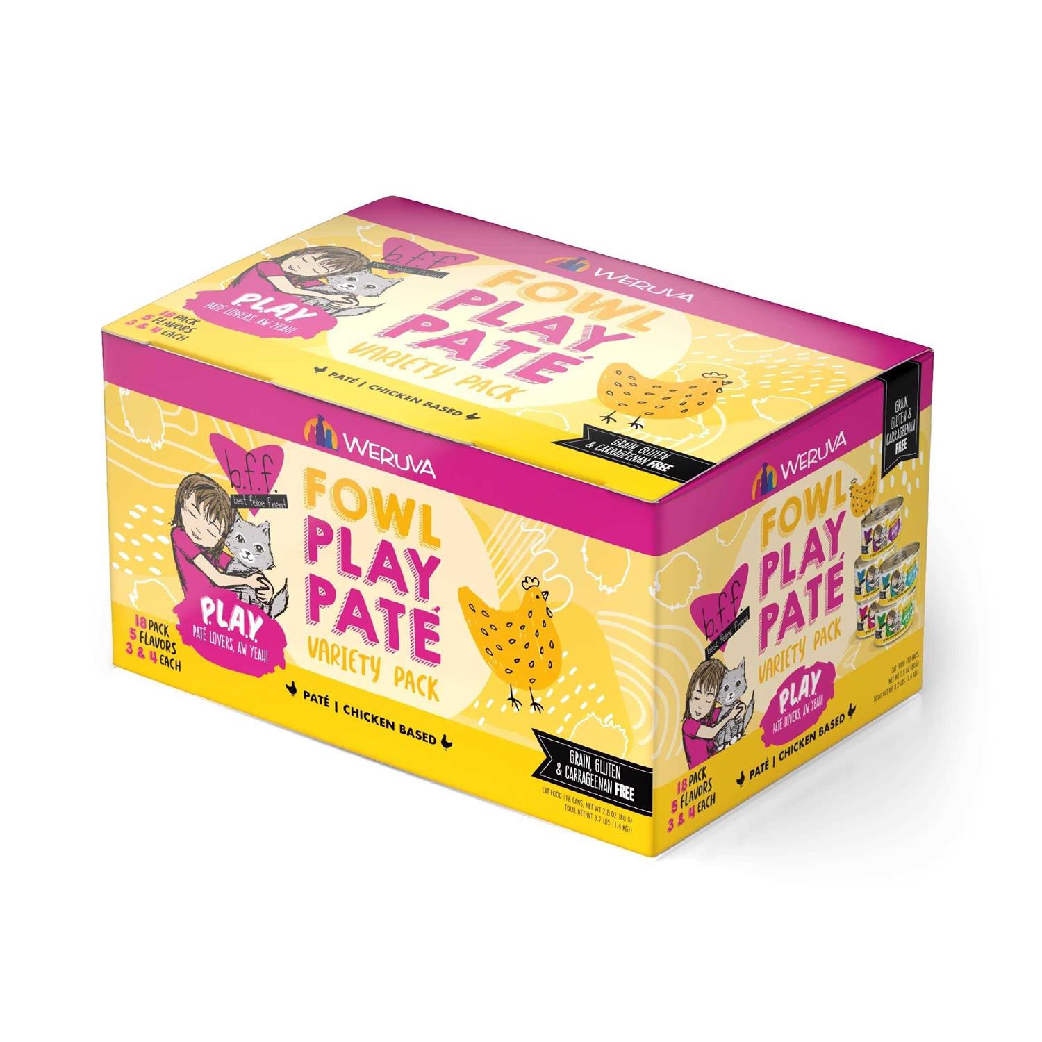 Weruva B.F.F. PLAY Best Feline Friend Paté Lovers - Pet Supplies online store