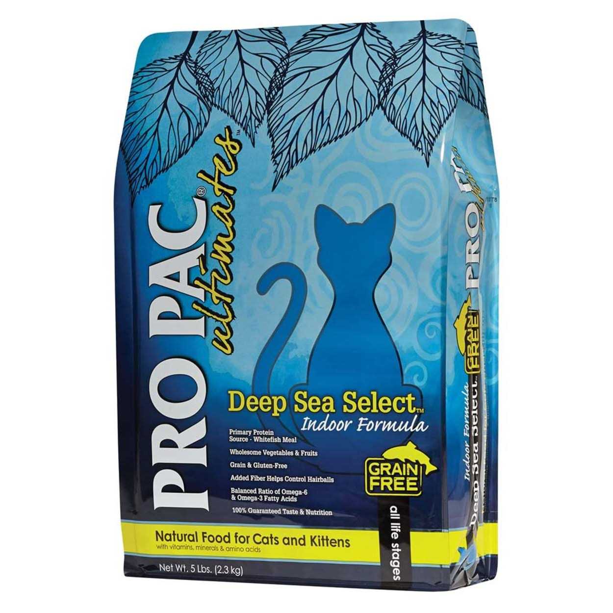 Pro Pac Ultimates Deep Sea Select Grain Free Indoor Dry Cat Food - Pet Supplies online store