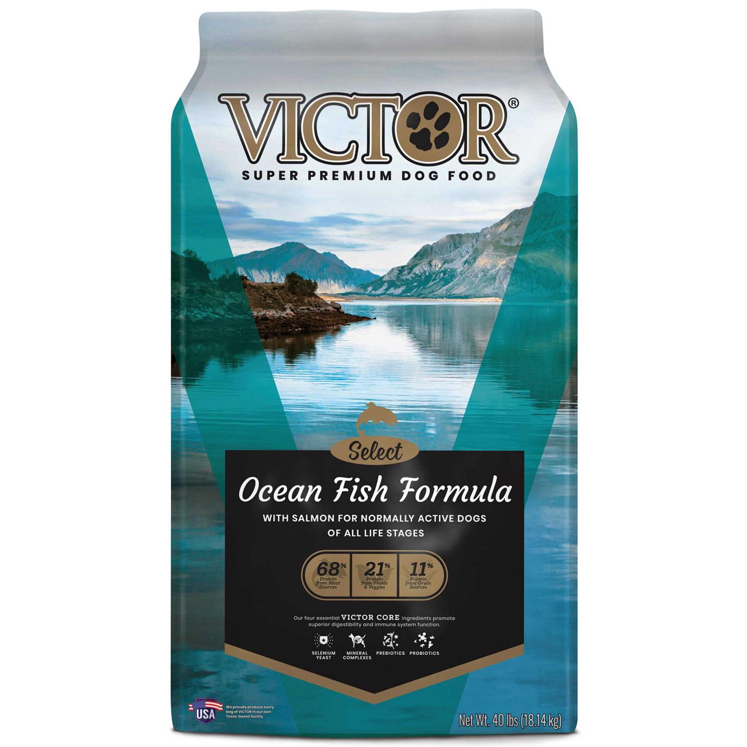 Victor Select Ocean Fish Formula Dry Dog Food - Pet Supplies online store