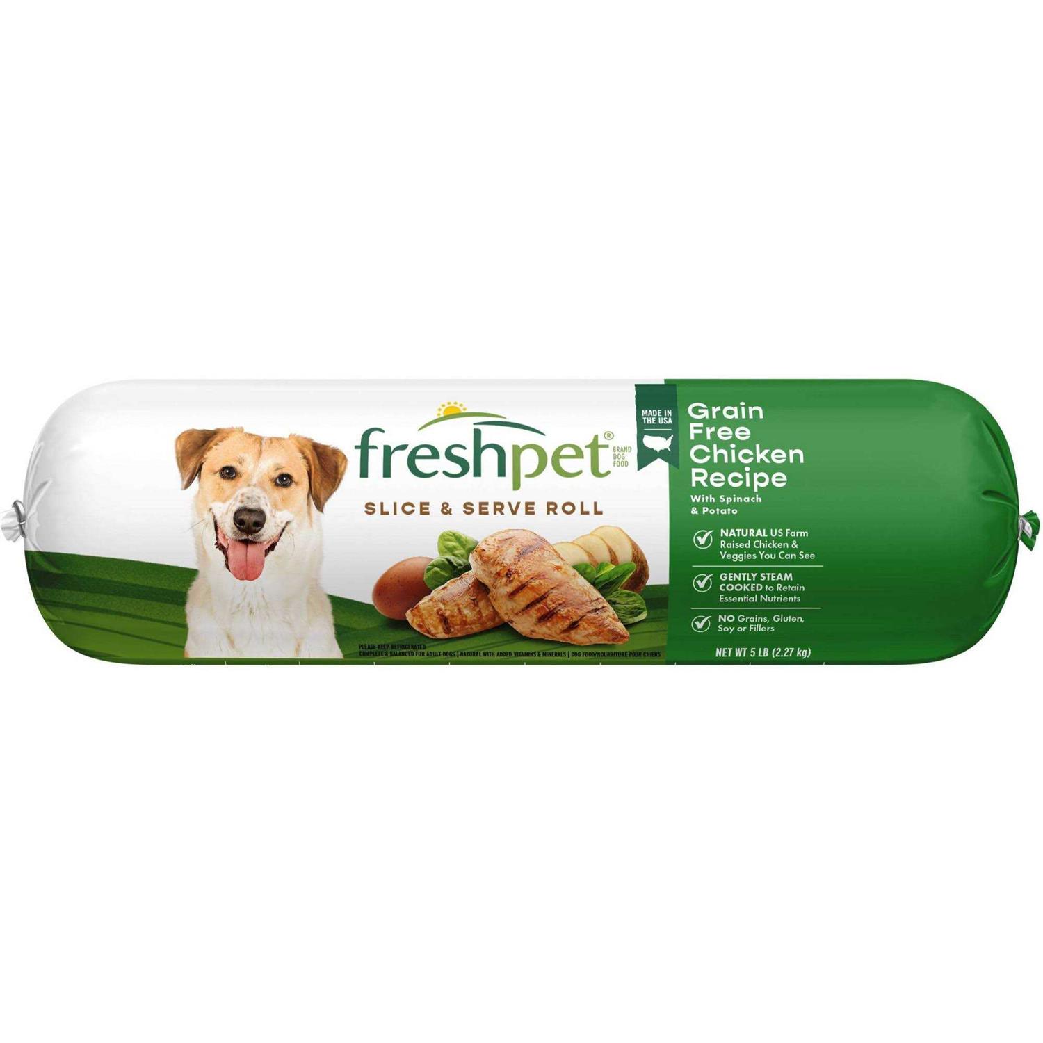 Freshpet Select Grain Free Chicken Recipe Dog Food - Pet Supplies online store