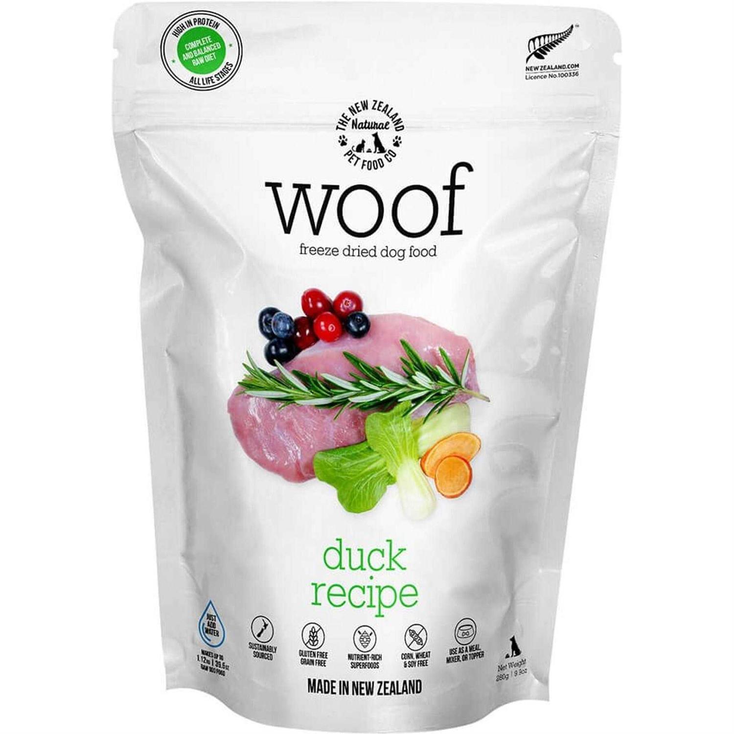 Woof Duck Freeze Dried Dog Food - Pet Supplies online store