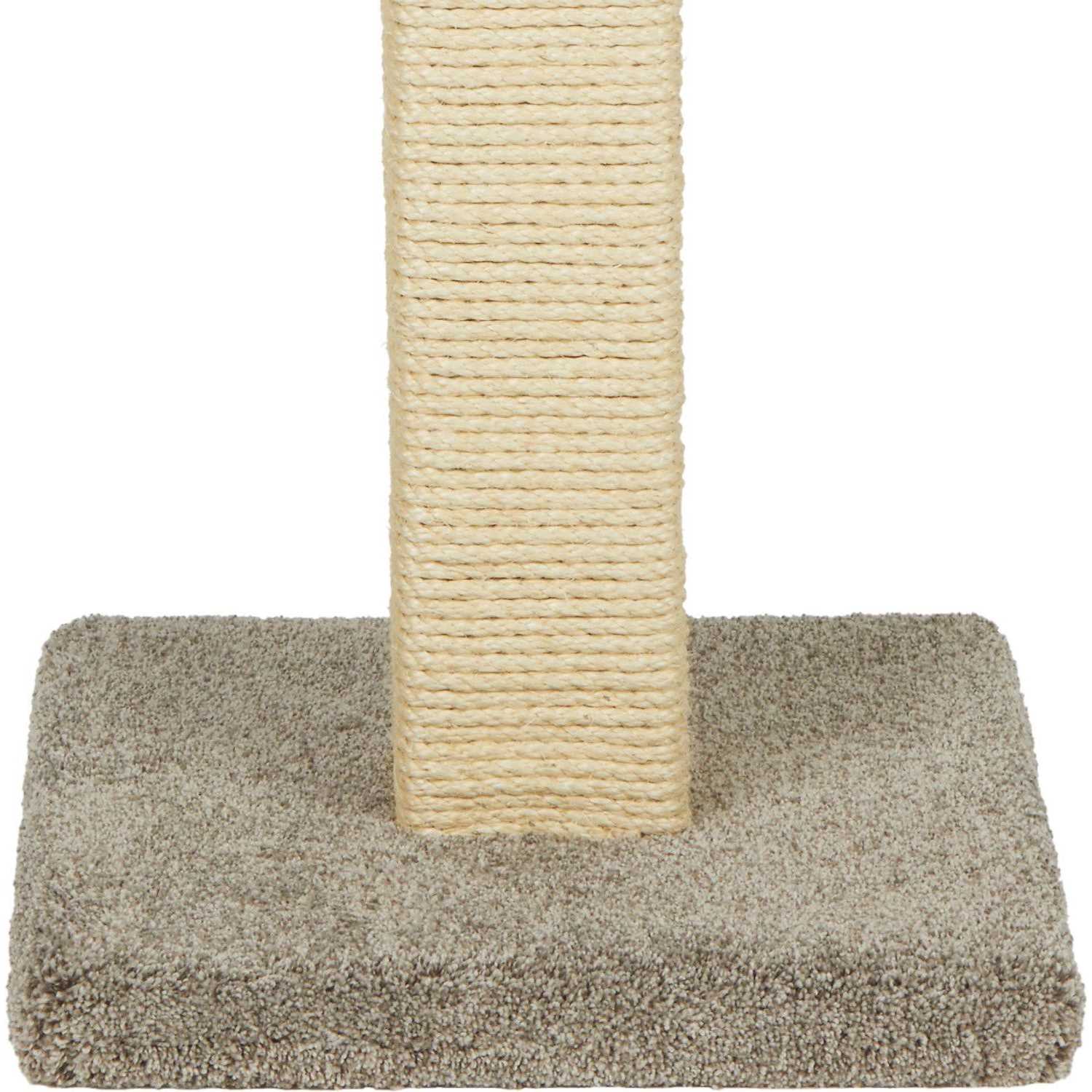Frisco 32-in Real Carpet Wooden Cat Tree - Pet Supplies online store
