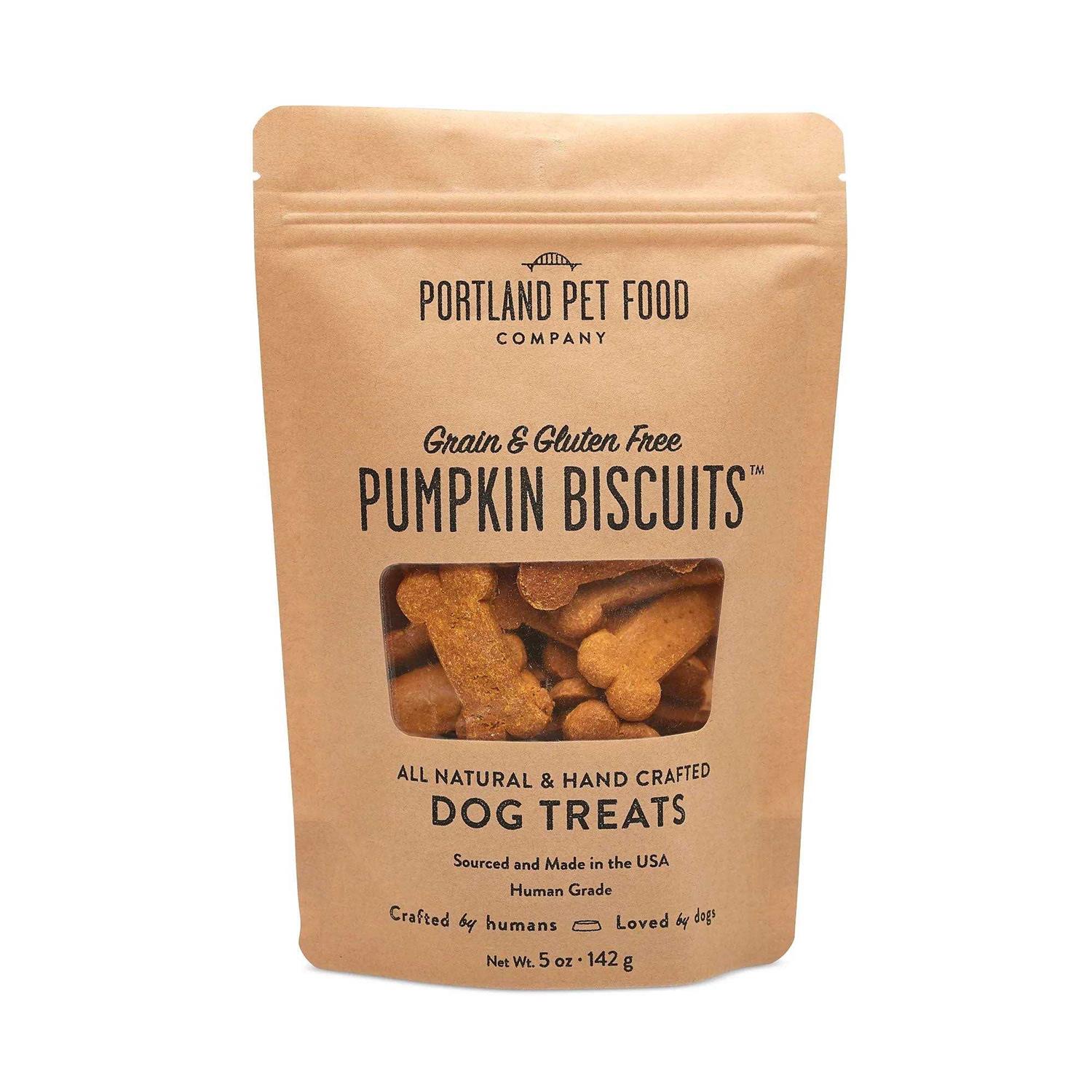 Portland Pet Food Pumpkin Biscuits Dog Treats - Pet Supplies online store
