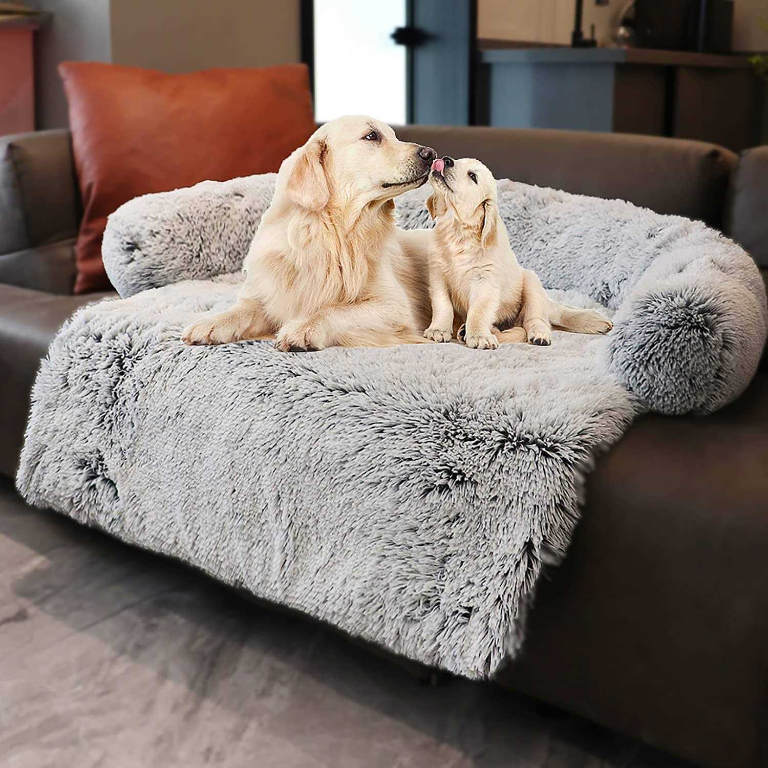 Tinaco Luxurious Calming Dogscats Bed Mats Washable Removable Couch Cover - Pet Supplies online store