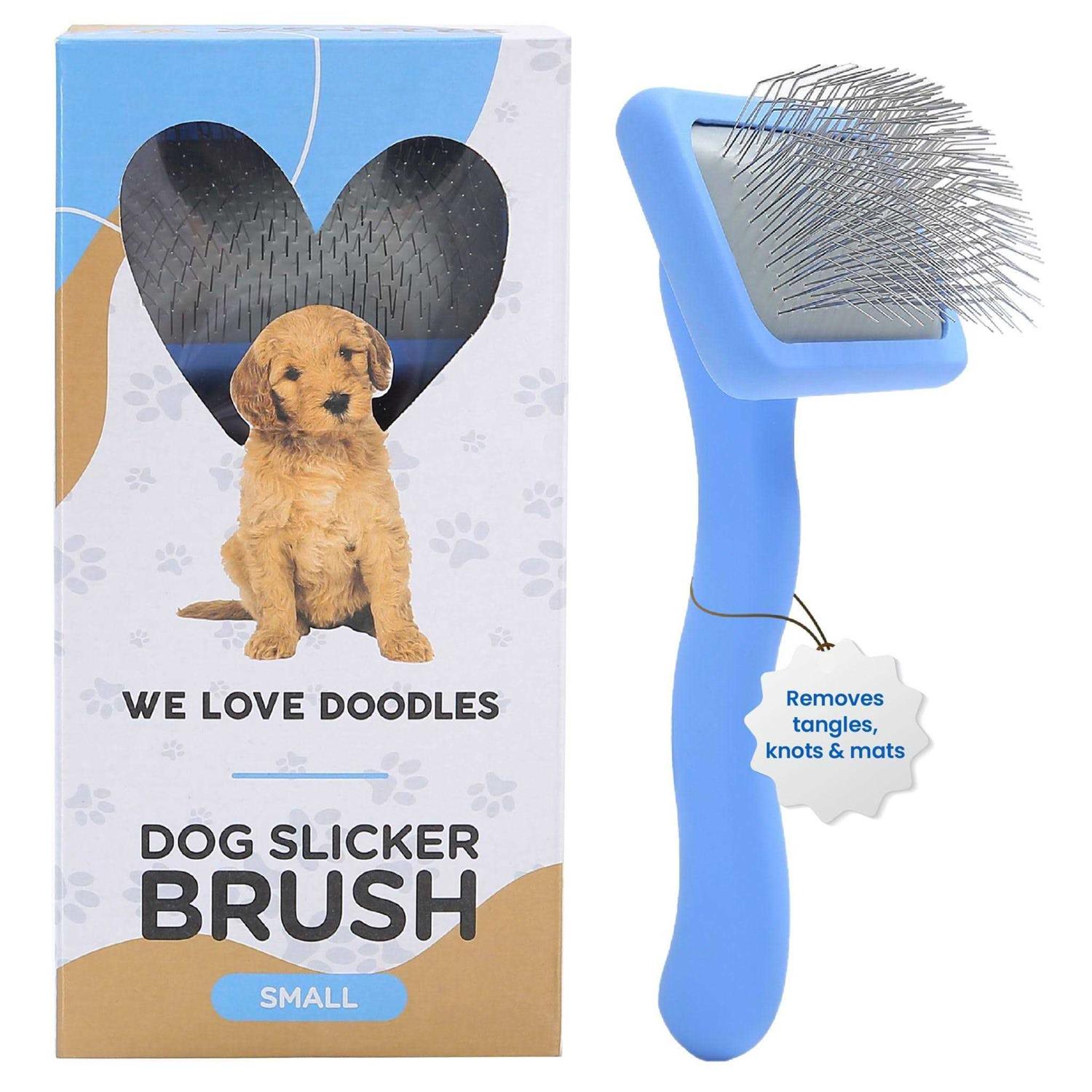 We Love Doodles Dog Slicker Brush Dog Doodle Brush for Grooming Pet Hair Dog Brush - Pet Supplies online store