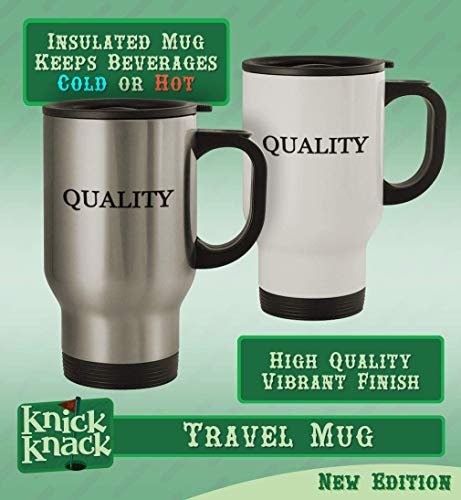 #quadruplication - 14oz Stainless Steel Travel Mug, Silver