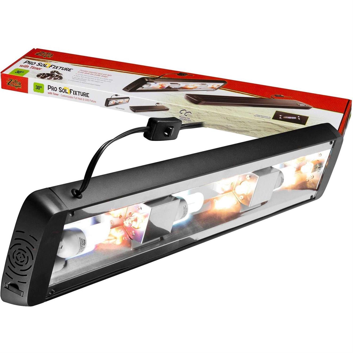 Zilla Pro Sol Fixture with Timer - Pet Supplies online store