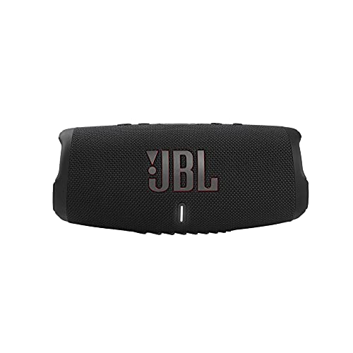 JBL Charge 5 Portable Bluetooth Speaker with IP67 Waterproof Rating – Available in Black and Red