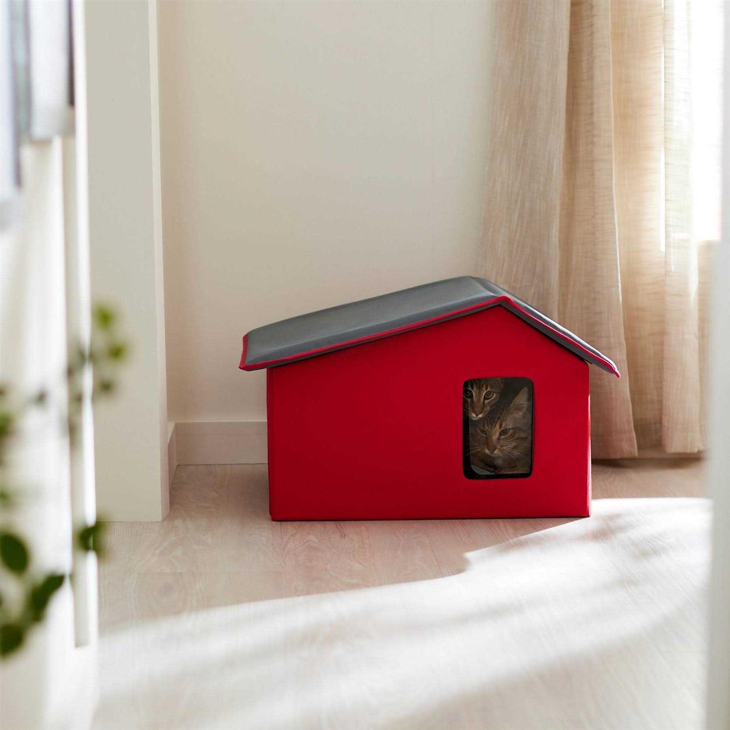 Frisco Extra Wide Indoor Cat House - Pet Supplies online store