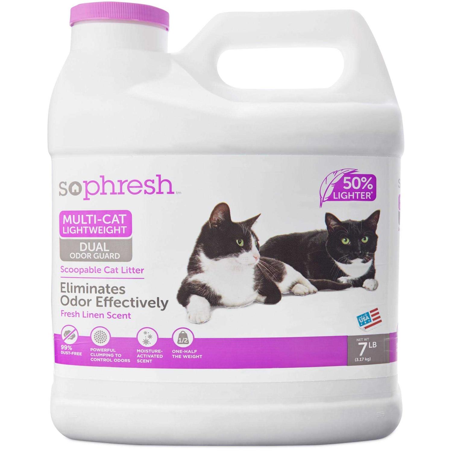 So Phresh Multi-Cat Lightweight Dual Odor Guard Litter - Pet Supplies online store
