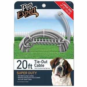 Westminster Pet 29620 Ruffin' It Super-Duty Extra Large Dog Tie-Out Cable - Pet Supplies online store