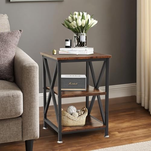 End Tables with Storage Shelf, 12